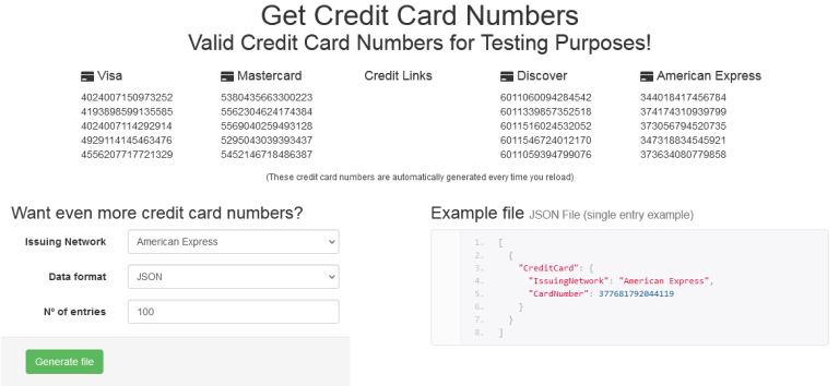 How To Generate Free Credit Card Numbers With Security Code That Work Instantly