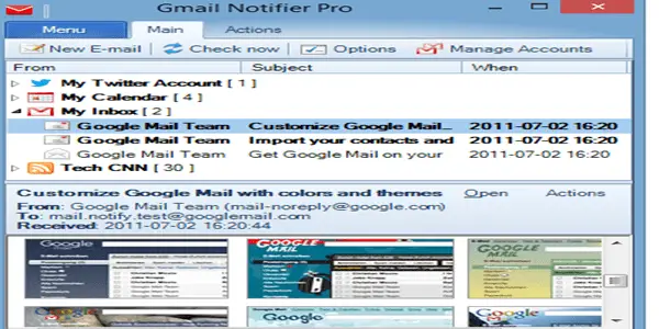 Best 3 Gmail Notifier Alternatives For Windows