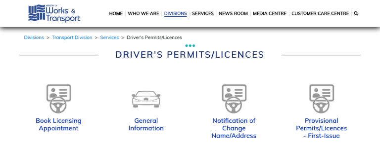 Trinidad and Tobago Driver’s Permit Renewal and Replacement